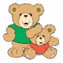 Daddy and Baby Boy Bear photo sculptures by doonidesigns Daddy and Baby Boy Bear photo sculptures