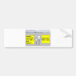 Daddy and Bobby - Linear Time Bumper Stickers