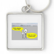 Daddy and Bobby - Texas Keychain