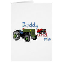 Daddy and Me Tractors Cards