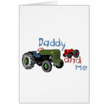 Daddy and Me Tractors Cards