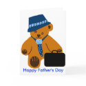 Daddy bear, Happy Father's Day card