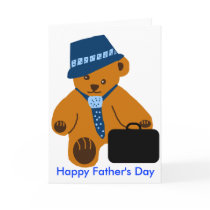 Daddy bear, Happy Father's Day card by marcya7 Daddy bear, Happy Father's Day card