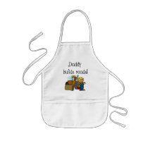 Daddy Builds Roads Tshirts and Gifts aprons