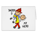 Daddy Firefighter Children's Gift card