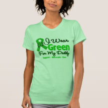 Daddy - Green  Awareness Ribbon Tshirt