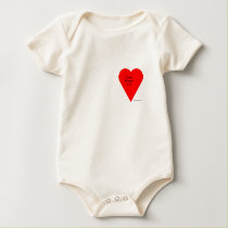 Daddy Heart Onesie t-shirts