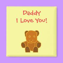 Daddy - I Love You! - magnet magnets