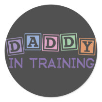 Daddy In Training Stickers