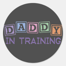 Daddy In Training Stickers