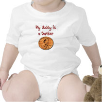 Daddy is a Bank Teller Baby T-shirt
