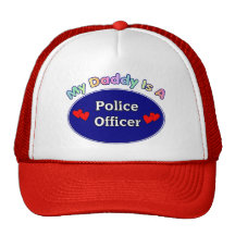 Daddy Is A Police Officer Mesh Hat