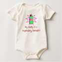 Daddy is a Respiratory Therapist Baby T-Shirt by babytshirts Daddy is a Respiratory Therapist Baby T-Shirt