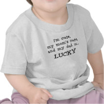 Daddy is Lucky T-Shirt by funkymonkeydesigns Daddy is Lucky T-Shirt