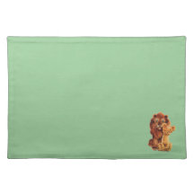 Daddy Lion and Son Place Mats