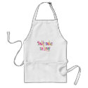 Daddy Makes Me Happy aprons