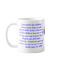 Daddy-Man's Classic White Mug