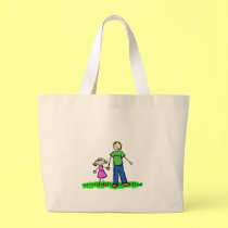 Daddy & Me (Blond) Blank bags