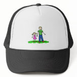 Daddy &amp; Me (Blond) Blank Trucker Hat