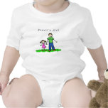 Daddy & Me (Brunette with Title) t-shirts
