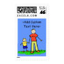 Daddy & Me Little Boy Postage Stamp (Blond)