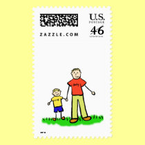 Daddy & Me Stamp (Blond with No Title)