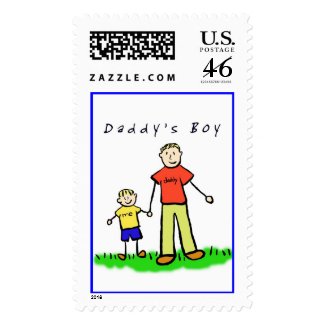 Daddy & Me Stamp (Blond with Title) stamp