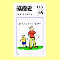Daddy & Me Stamp (Blond with Title) stamps