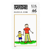 Daddy & Me Stamp (Brunette with No Title) by donnabellas Daddy & Me Stamp (Brunette with No Title)