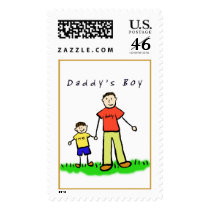 Daddy & Me Stamp (Brunette with Title)