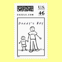 Daddy & Me Stamp (Drawing)  stamps