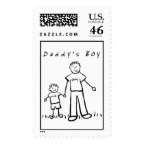Daddy & Me Stamp (Drawing) by donnabellas Daddy & Me Stamp (Drawing)