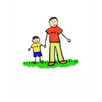 Daddy & Me T-Shirt (Brunette with No Title) by donnabellas Daddy & Me T-Shirt (Brunette with No Title)