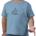 Daddy & Me T-Shirt (Drawing & No Title) by donnabellas Daddy & Me T-Shirt (Drawing & No Title)