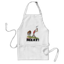 Daddy Needs Meat Apron by mindsquint Daddy Needs Meat Apron
