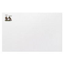 Daddy? NO says the lion to the gorilla Custom Stationery