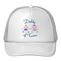 Daddy of Twin Babies Hats