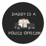 Daddy Police Officer Sticker