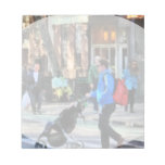 Daddy Pushing Stroller Greenwich Village Memo Notepad