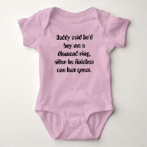 Daddy said he'd buy me a diamond ring, after he... t-shirts