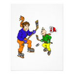 Daddy & Son Ice Hockey Personalized Announcement