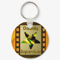 Daddy Superstar Keychain by elenaind Daddy Superstar Keychain