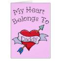 Daddy Tat Heart cards