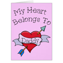 Daddy Tat Heart cards