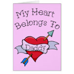 Daddy Tat Heart cards