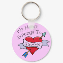 Daddy Tat Heart keychains by JuJuGarden Daddy Tat Heart keychains
