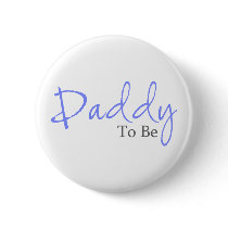 Daddy To Be (Blue Script) buttons