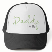 Daddy To Be (Green Script) Mesh Hats