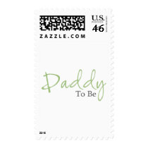 Daddy To Be (Green Script) Stamps