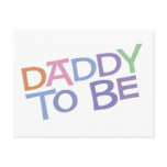 Daddy to Be postcards